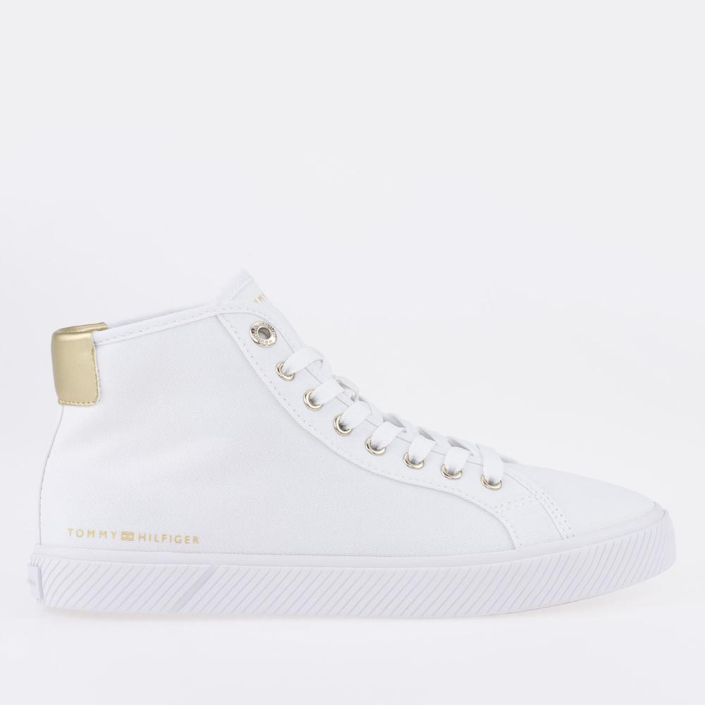 Cipő Tommy Hilfiger Essential Highcut FW0FW07120-YBS - fehér