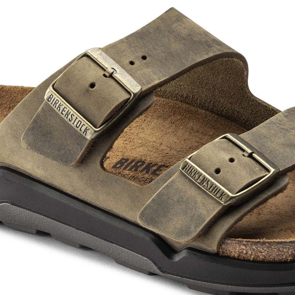 Flip Flop férfi Birkenstock Arizona Crosstown 1018463 - barna