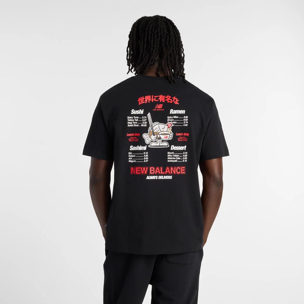 Férfi futópóló New Balance MT61H51DBK - fekete