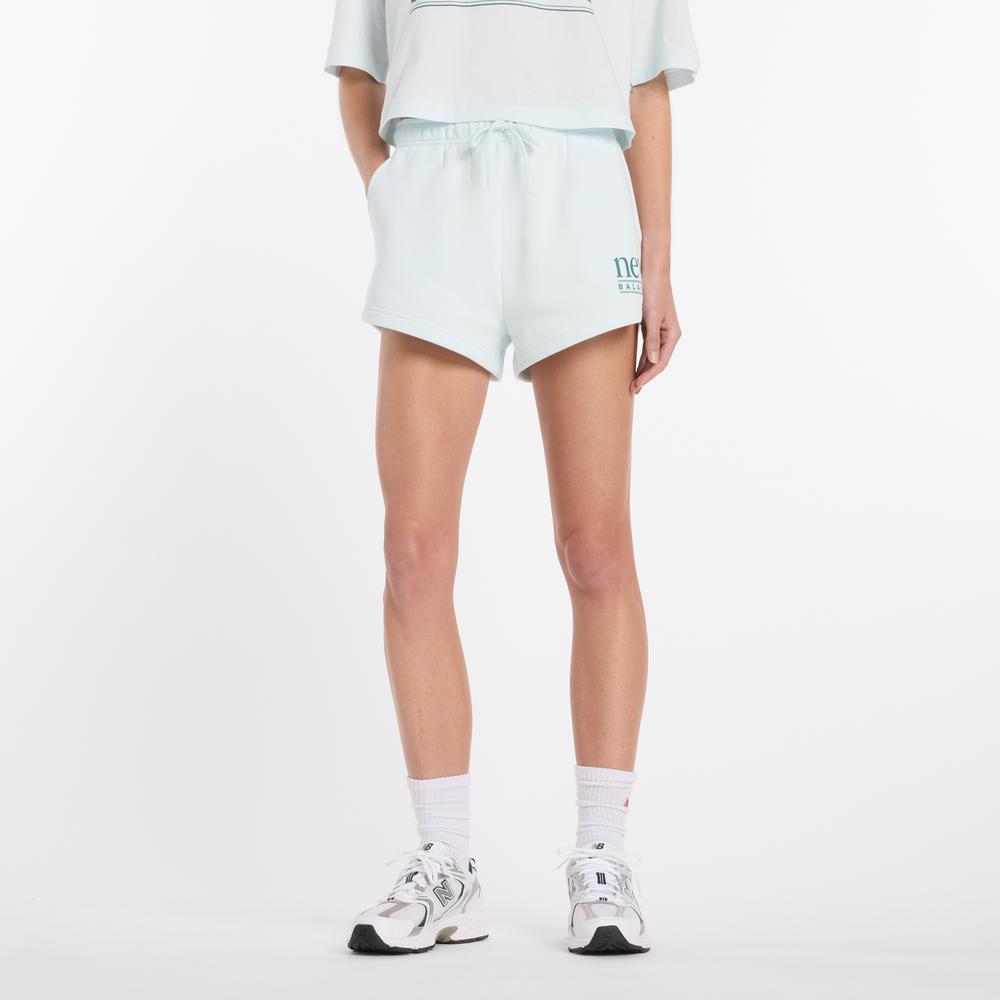 Női rövidnadrág New Balance WB61Y80AAAW - kék