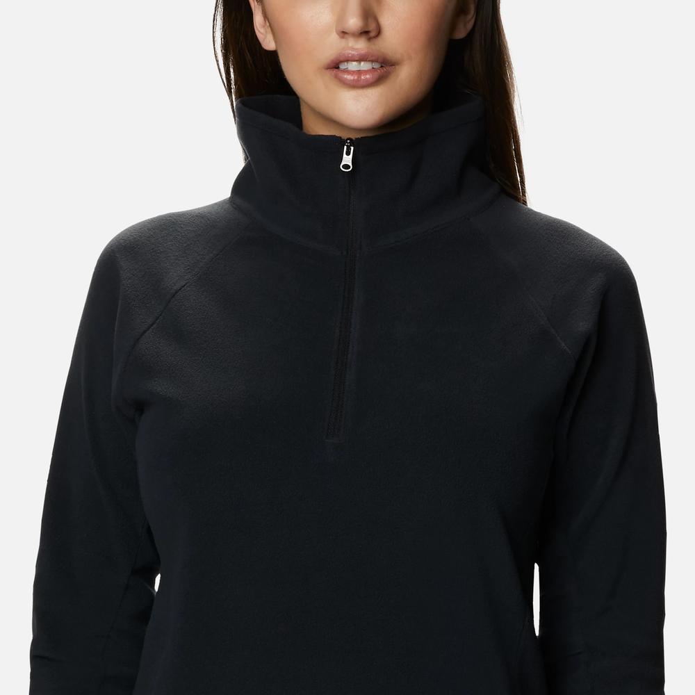 Női felső Columbia Glacial IV 1/2 Zip 1802201010 - fekete