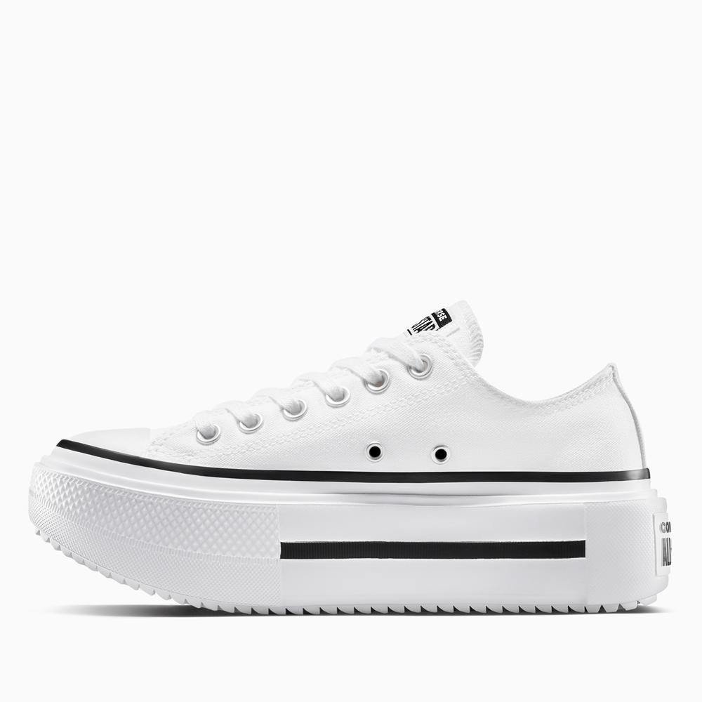 Női cipő Converse Chuck Taylor All Star Lift Platform Leather A15491C - fehér
