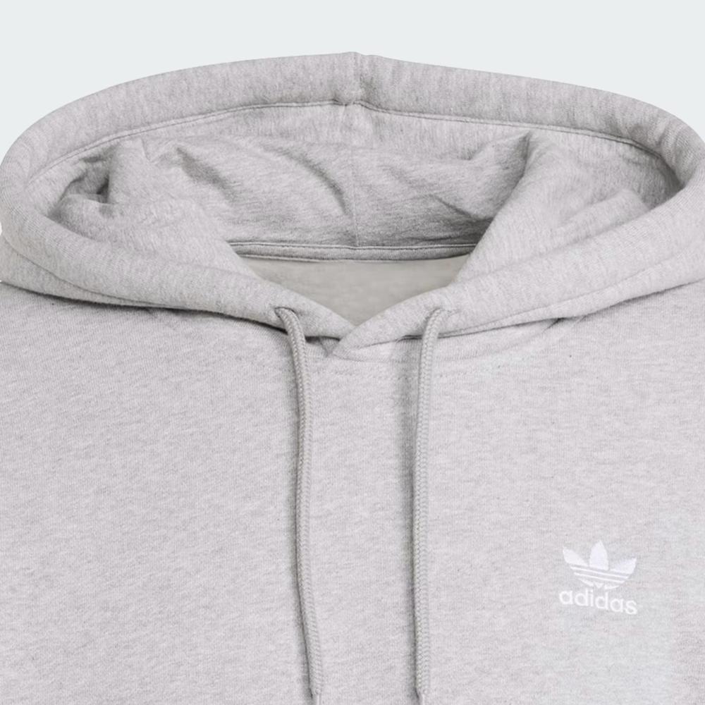 Pulóver férfi adidas Originals Trefoil Essentials Loose Hoodie JV6057 - szürke