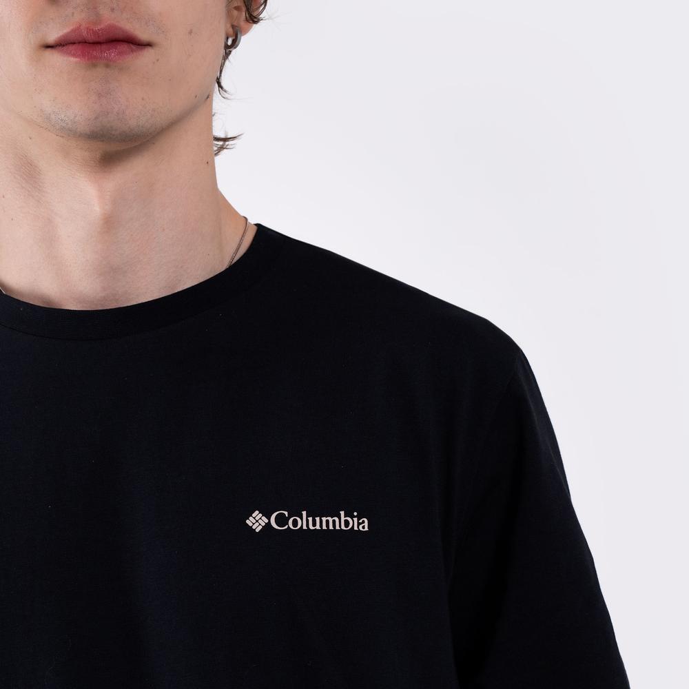 Férfi póló Columbia CSC Back Graphic 2155021013 - fekete