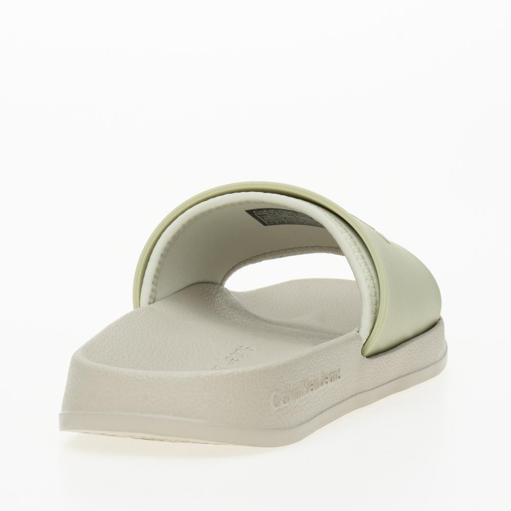 Flip Flop Calvin Klein Slide Monogram TPU YW0YW00585-0F4 - zöld