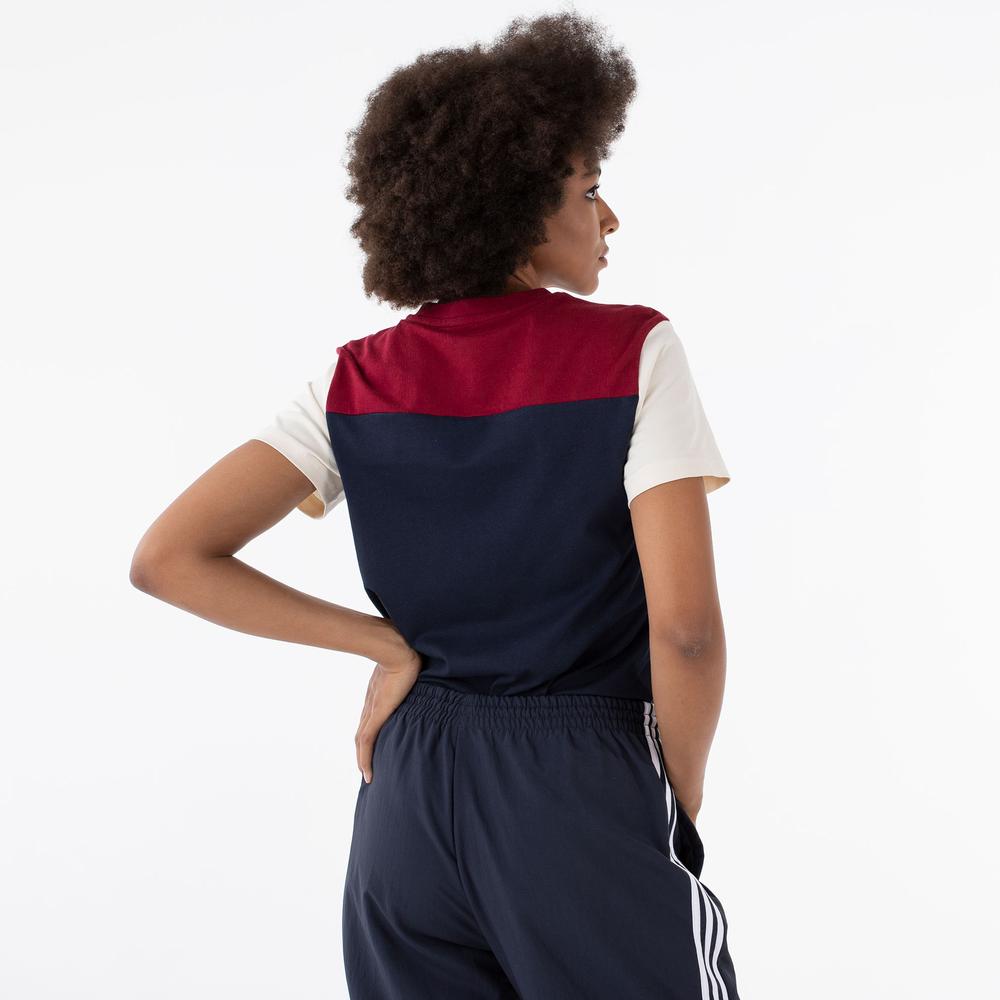 Póló adidas Essentials Colorblock Logo HJ9463 - többszínű