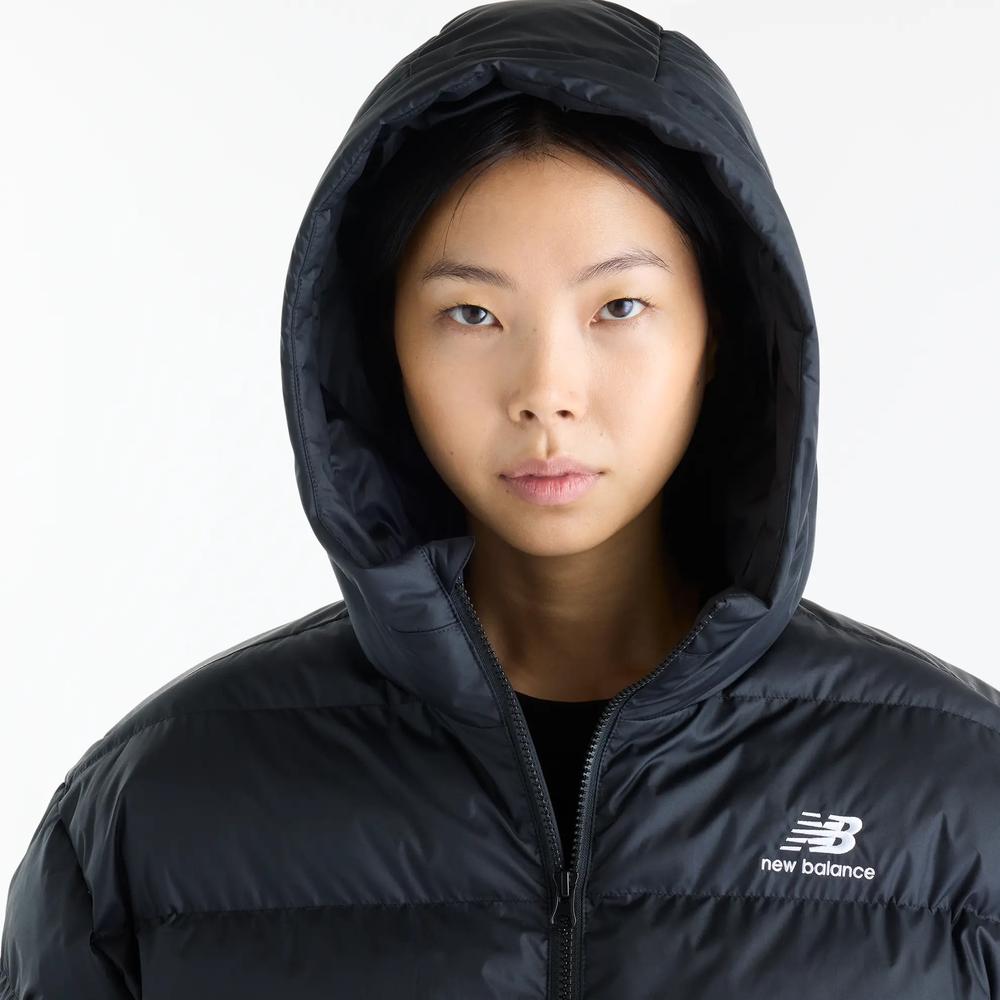Női bunda New Balance Boston Puffer WJ62V5SNBK - fekete
