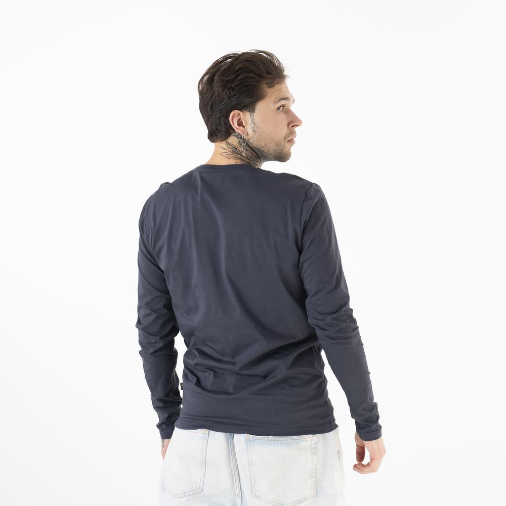 Póló Alpha Industries Longsleeve Basic 10051002 - sötétkék