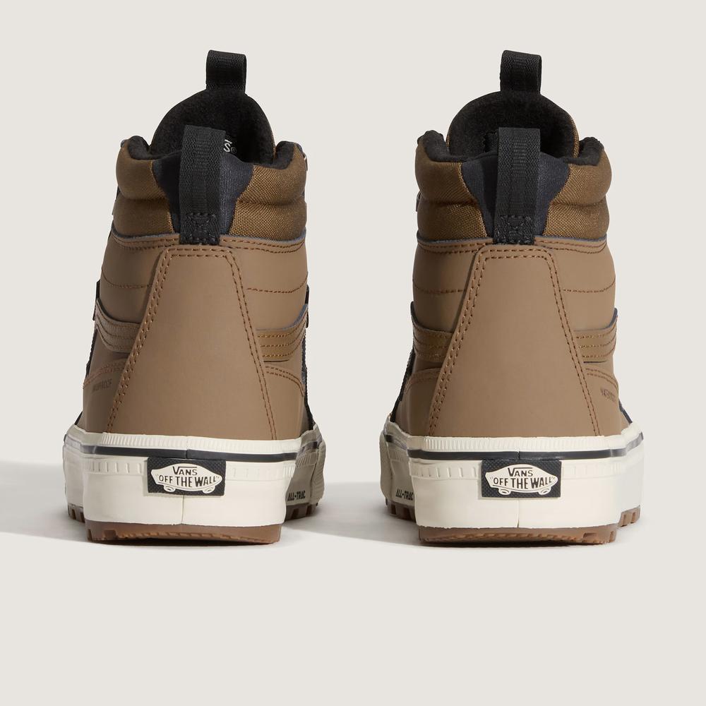 Női cipő Vans SK8-Hi Waterproof VN000DAQ91K1 - barna