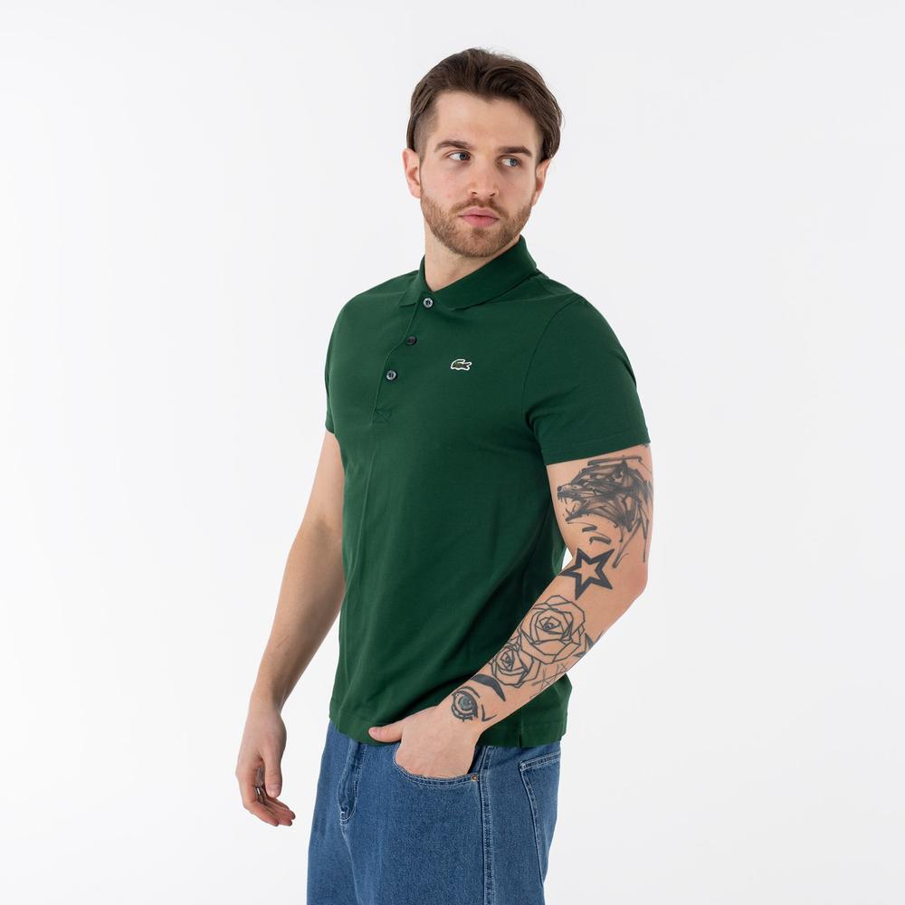 Póló Lacoste Polo Slim Fit YH4801-132 - zöld