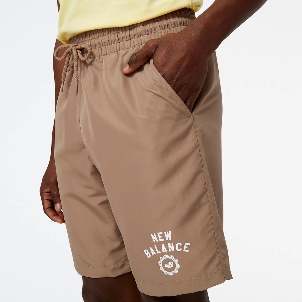Férfi futónadrág New Balance MS31905MS - barna