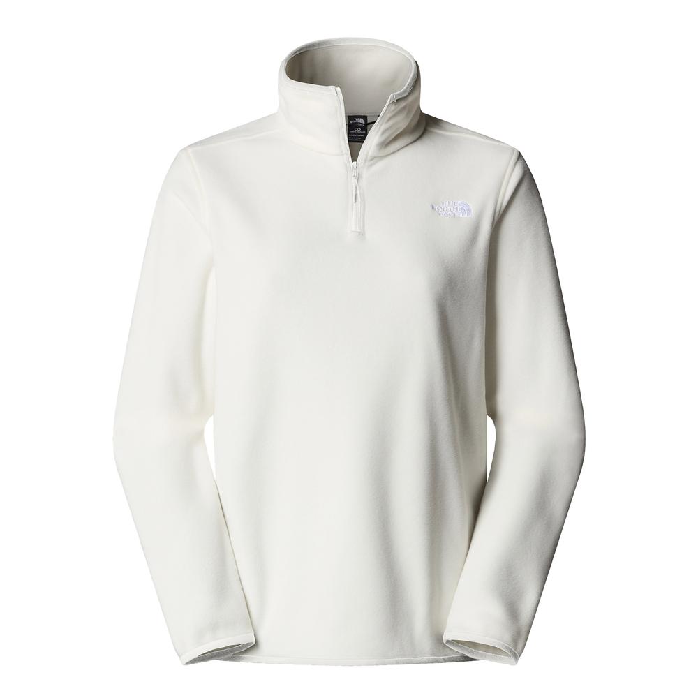 Pulóver The North Face Glacier 1/4 Zip Fleece 0A8D2JQLI1 - fehér