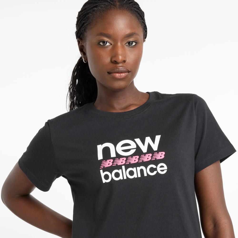 Női póló New Balance WT51540BK - fekete
