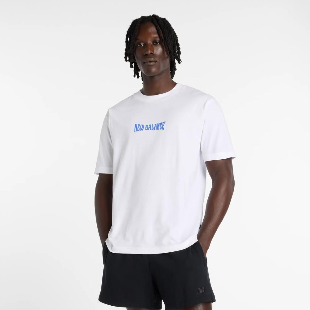 Férfi póló New Balance MT61B2STWT - fehér