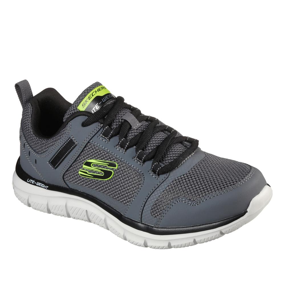 Unisex cipő Skechers Track Knockhill 232001CCBK - szürke
