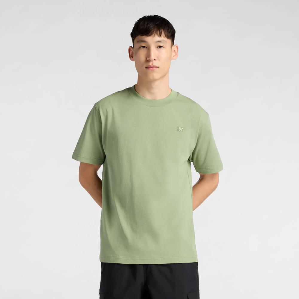 Férfi futópóló New Balance MT41533AAR - zöld