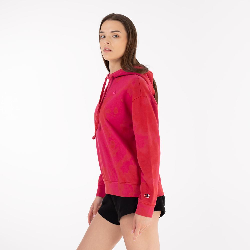 Pulóver Champion Hooded Sweatshirt 116071-PS025 - piros