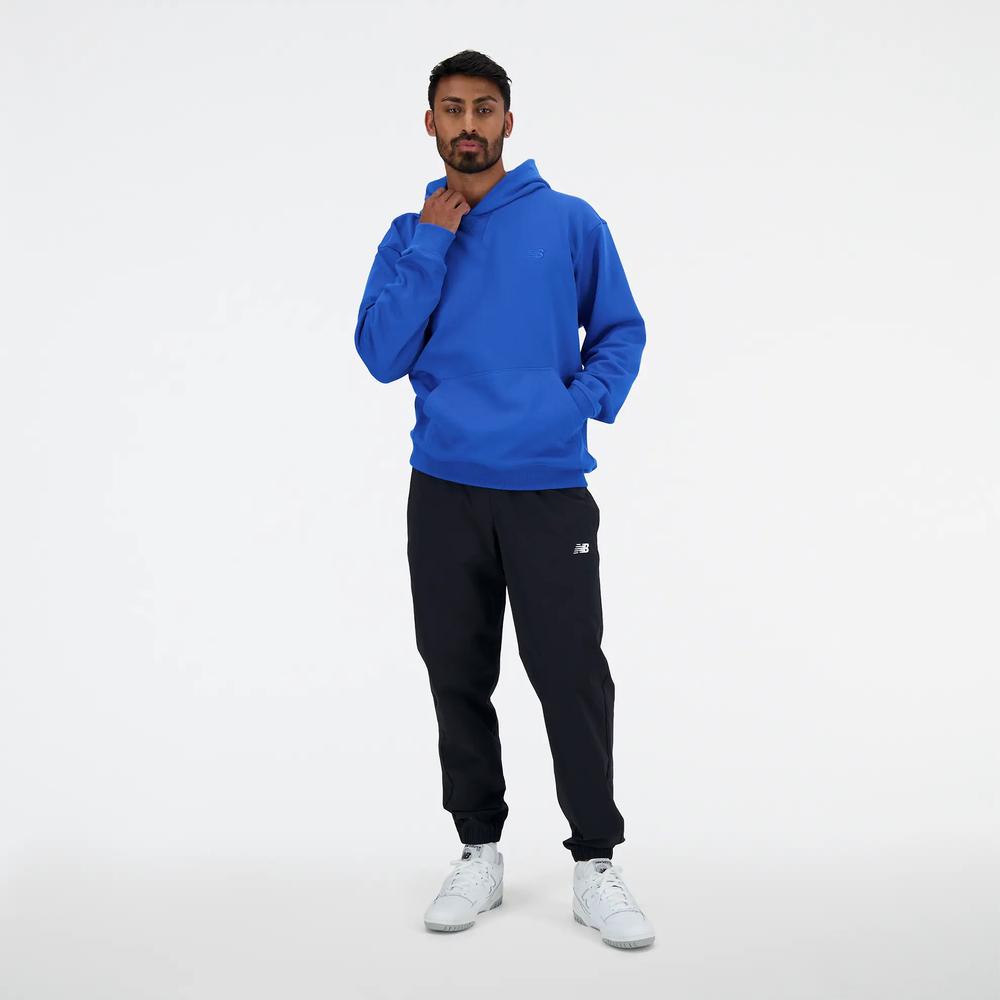 Pulóver New Balance MT41534BUL - kék
