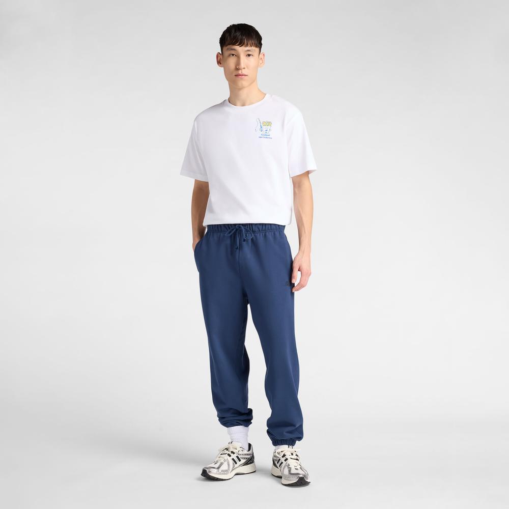 Férfi futópóló New Balance MT61I5BMWT - fehér