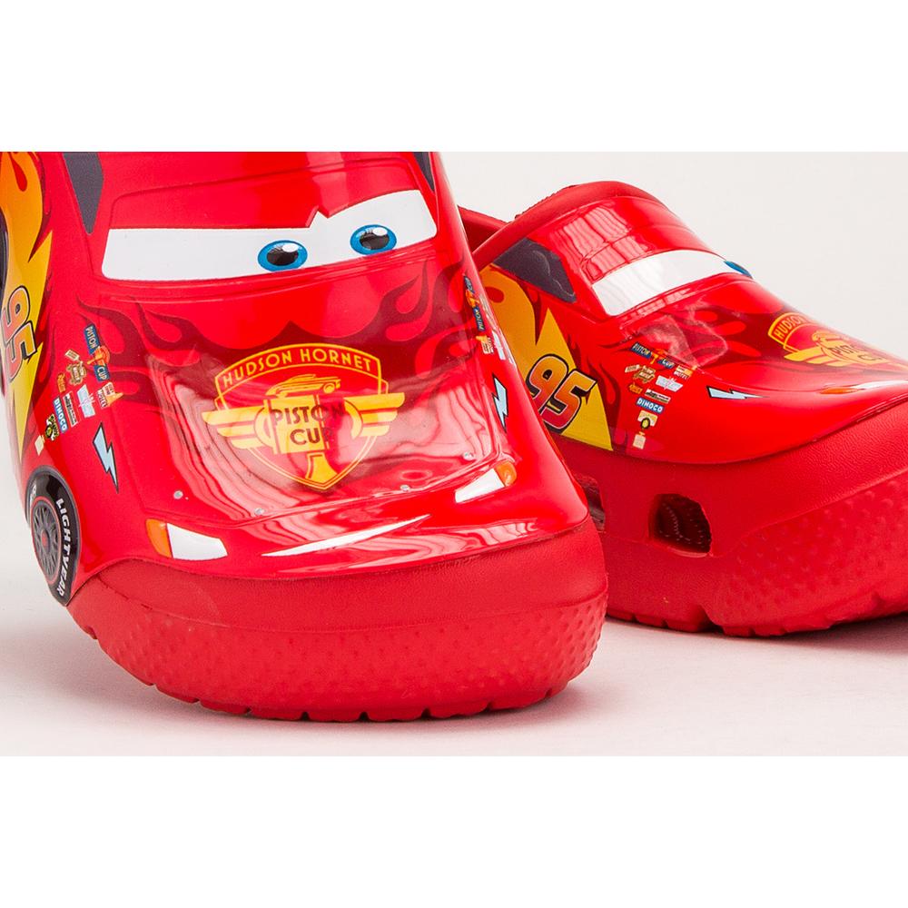 Flip Flop Crocs Fun Lab Cars Clog Flame 204116-8C1 - piros