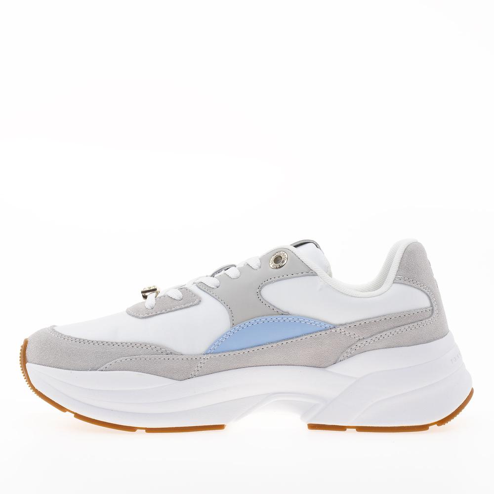 Cipő Tommy Hilfiger Chunky Feminine Runner Hardware FW0FW07703-PQT - fehér