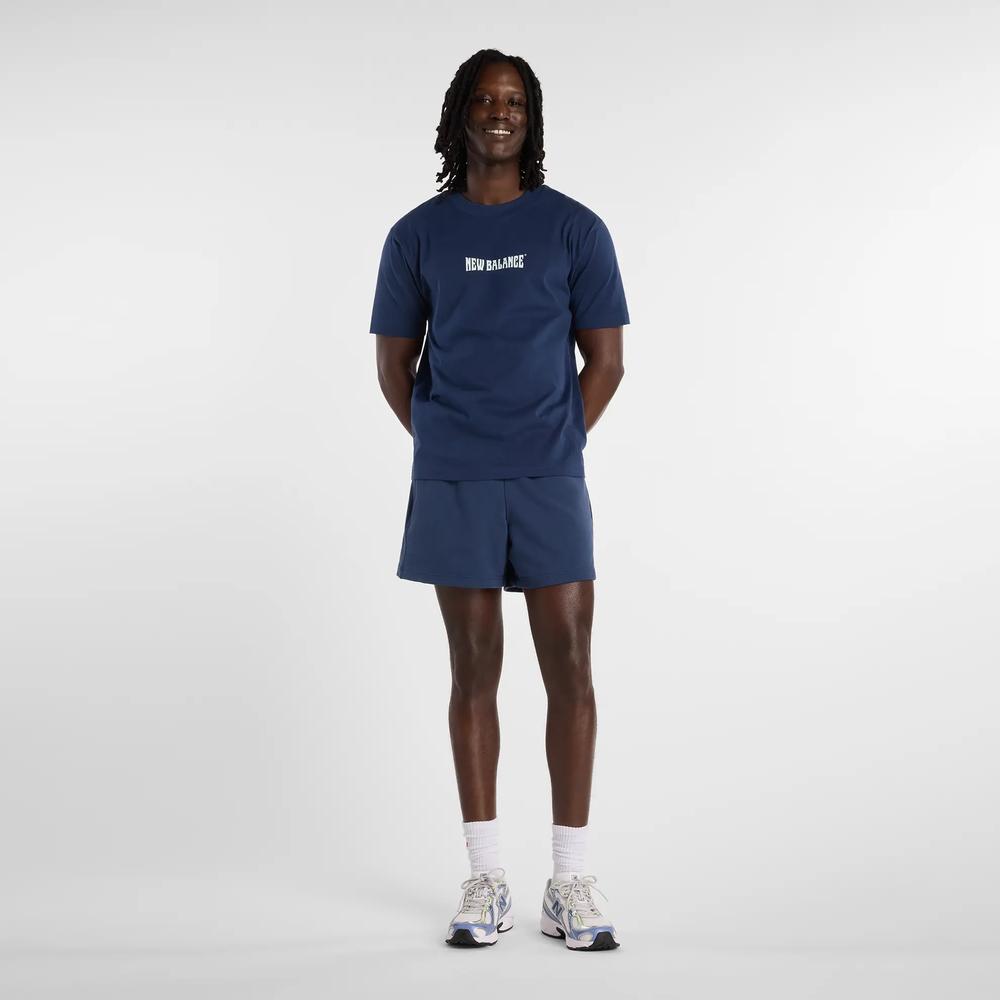 Férfi póló New Balance MT61B2STNNY - sötétkék