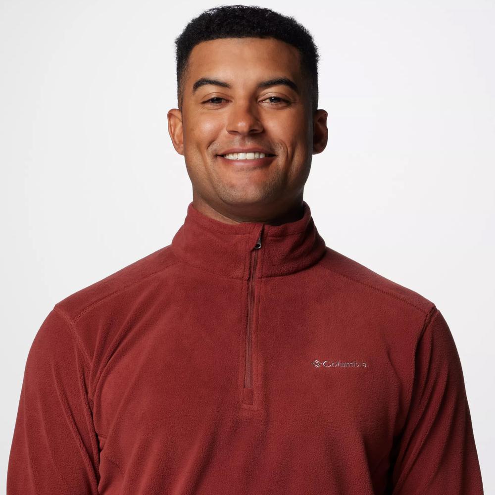 Felső Columbia Klamath Range II Half Zip 1352472682 - piros