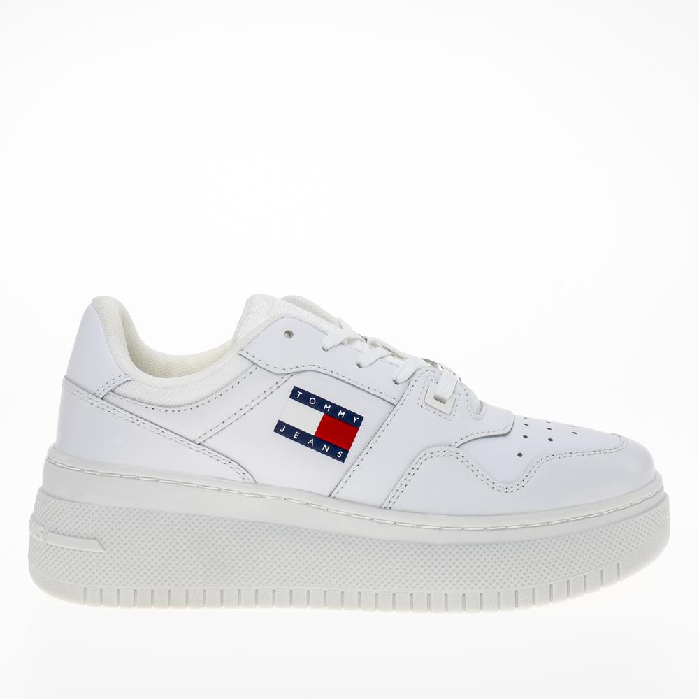 Cipő Tommy Hilfiger TJW Retro Basket Flatform Ess EN0EN02506-YBS - fehér