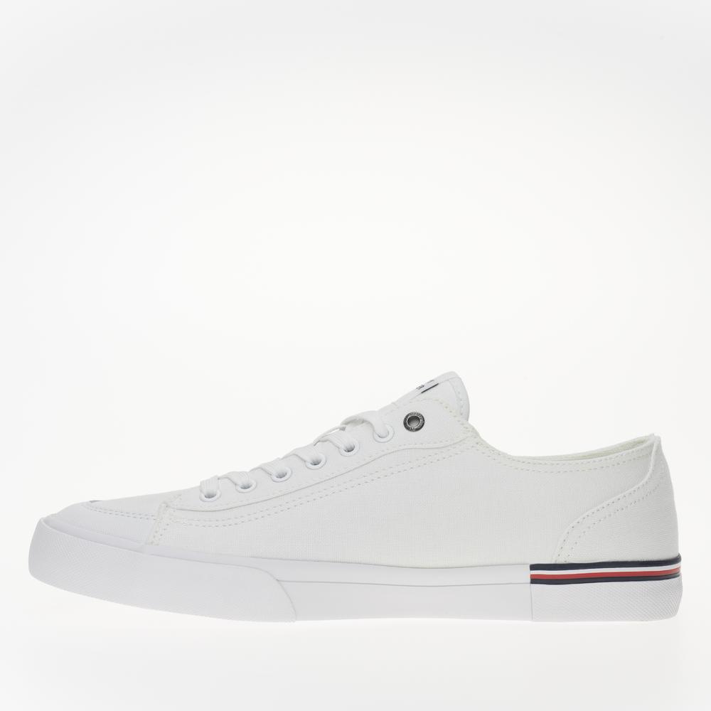 Cipő Tommy Hilfiger Corporate Vulc Canvas FM0FM04954-YBS - fehér
