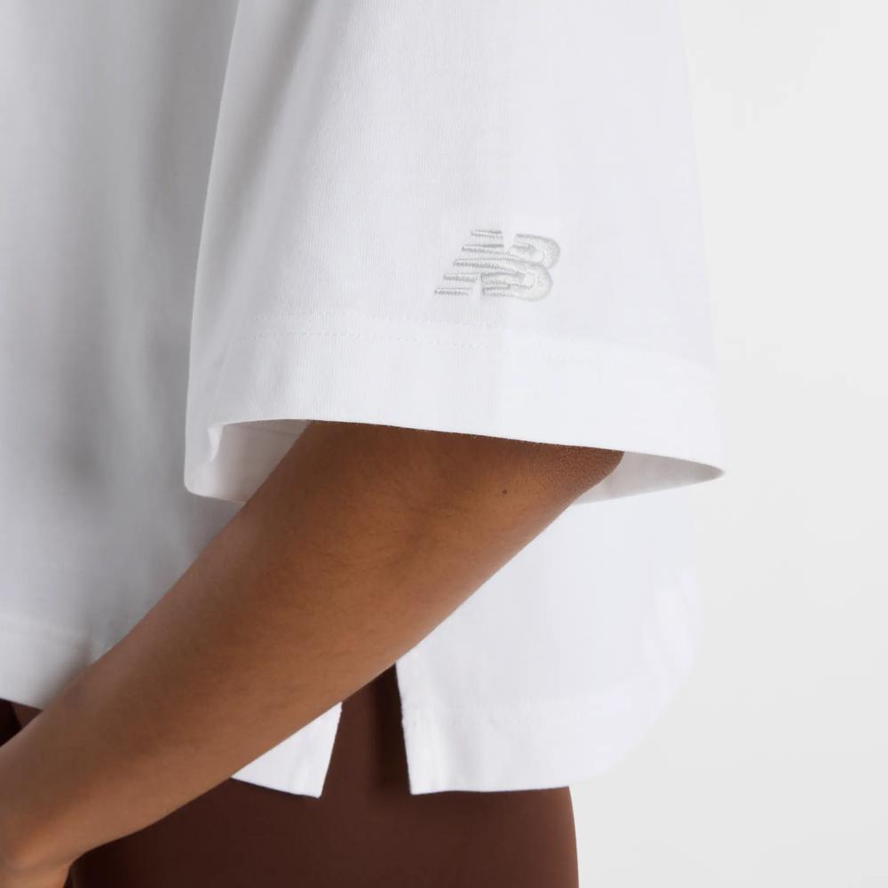 Női póló New Balance WT61371RWT - fehér