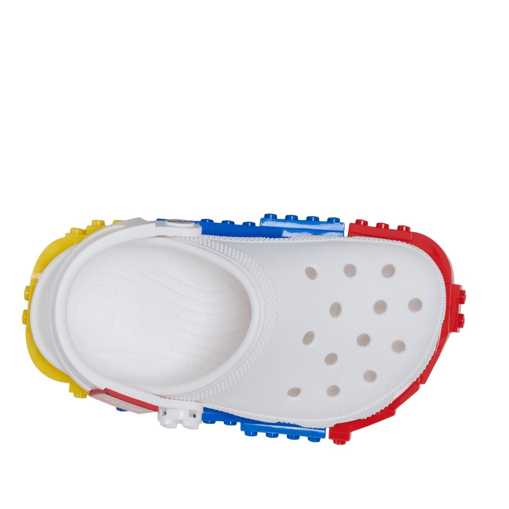 Fyerek flip flop Crocs System Classic Clog 211874-100 - fehér