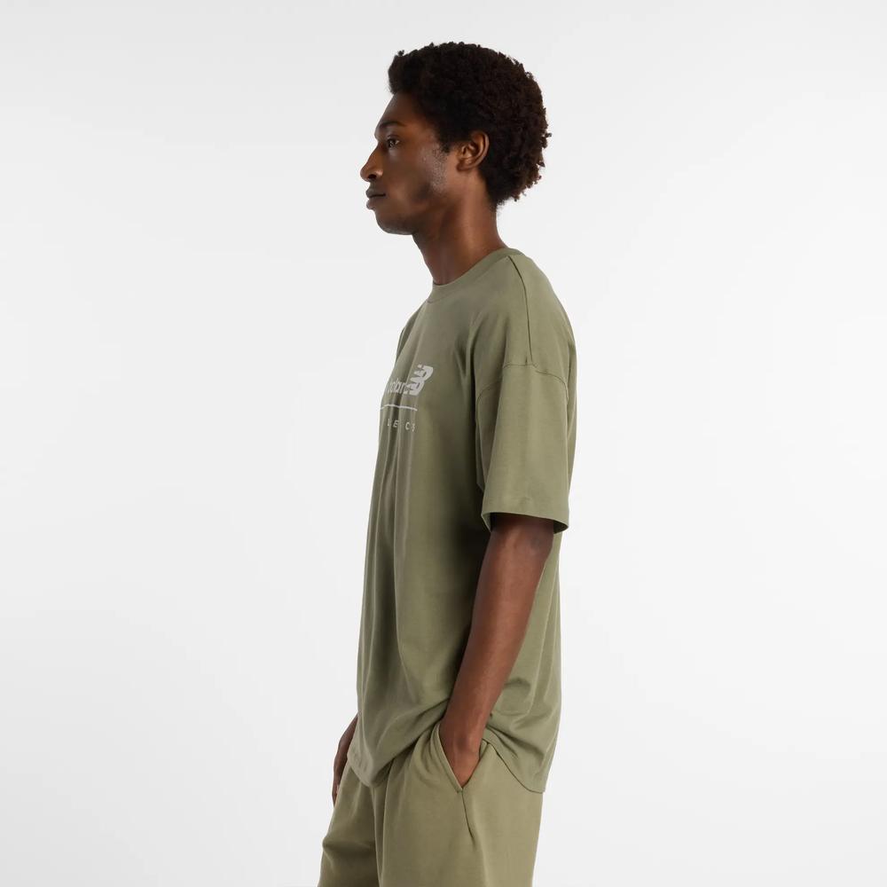 Férfi póló New Balance MT53525DEK - zöld