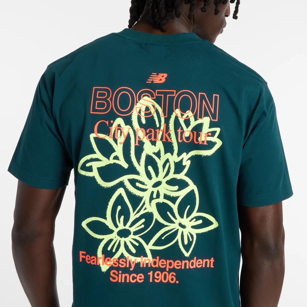 Férfi póló New Balance MT61T0QMAAV - zöld