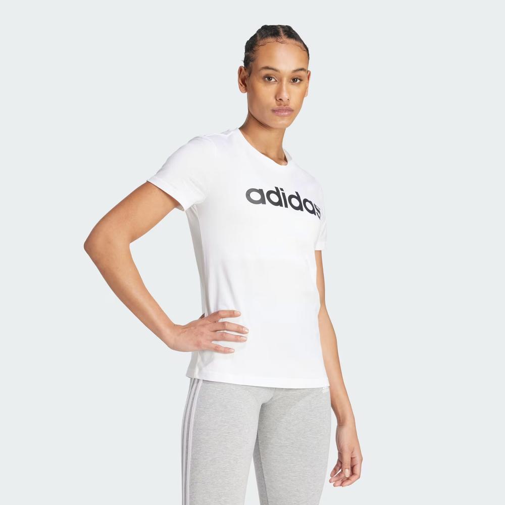 Póló adidas Sportswear Loungwear Essentials Slim Logo GL0768 - fehér