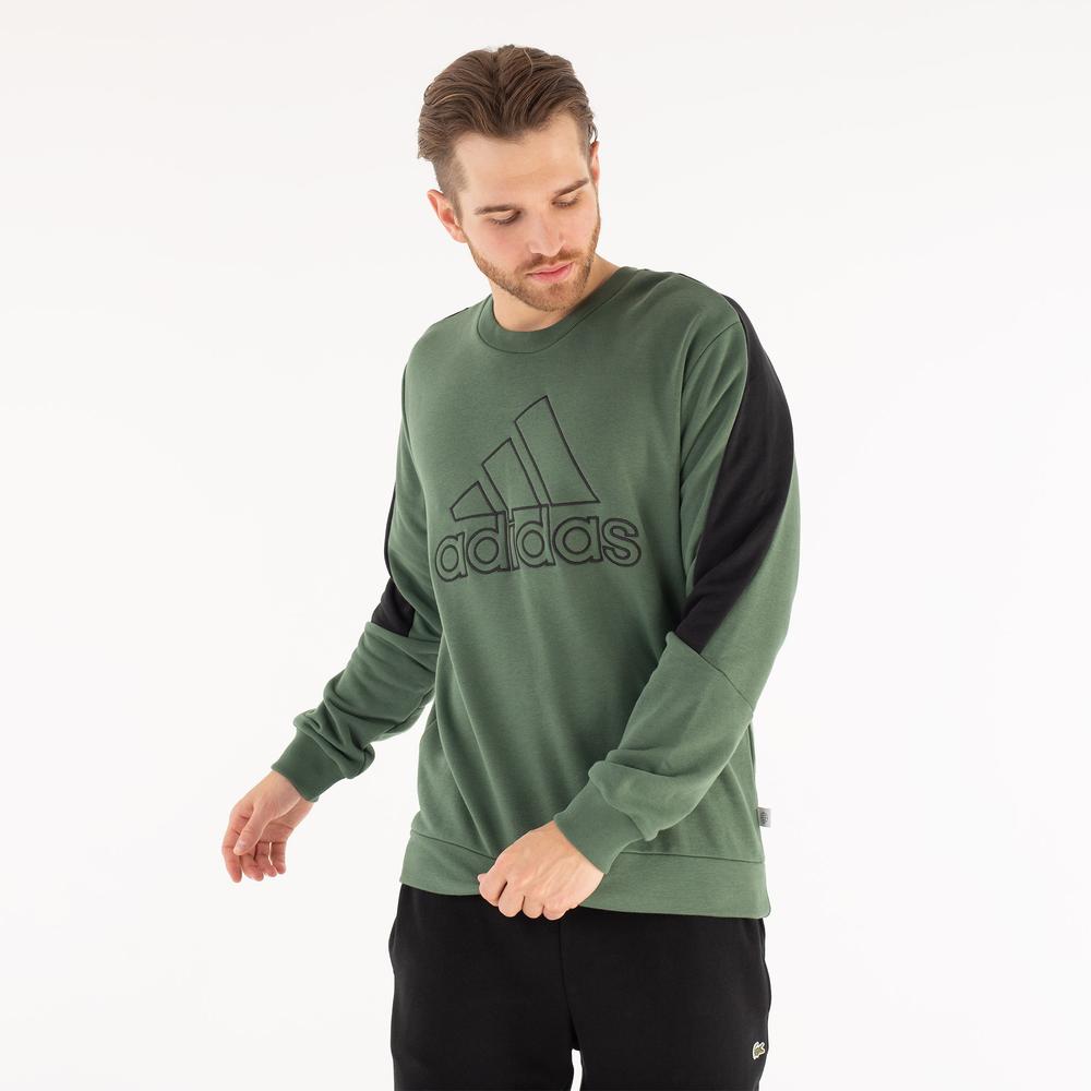 Pulóver adidas M FI BOS Crew HJ9934 - zöld