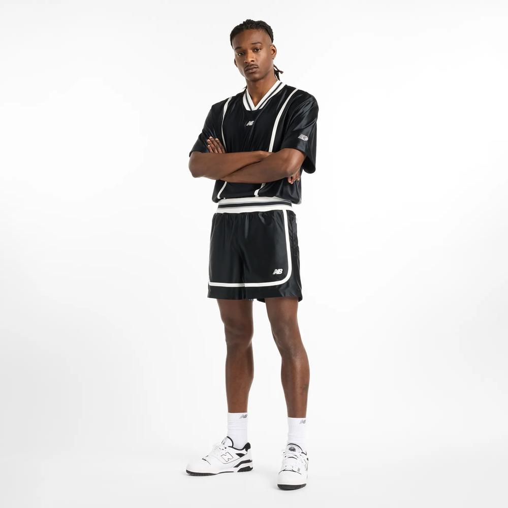 Férfi futónadrág New Balance MS51608BK - fekete