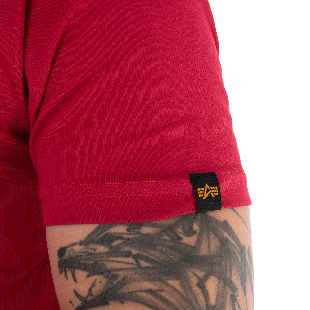 Póló Alpha Industries Basic T-shirt 100501523 - piros