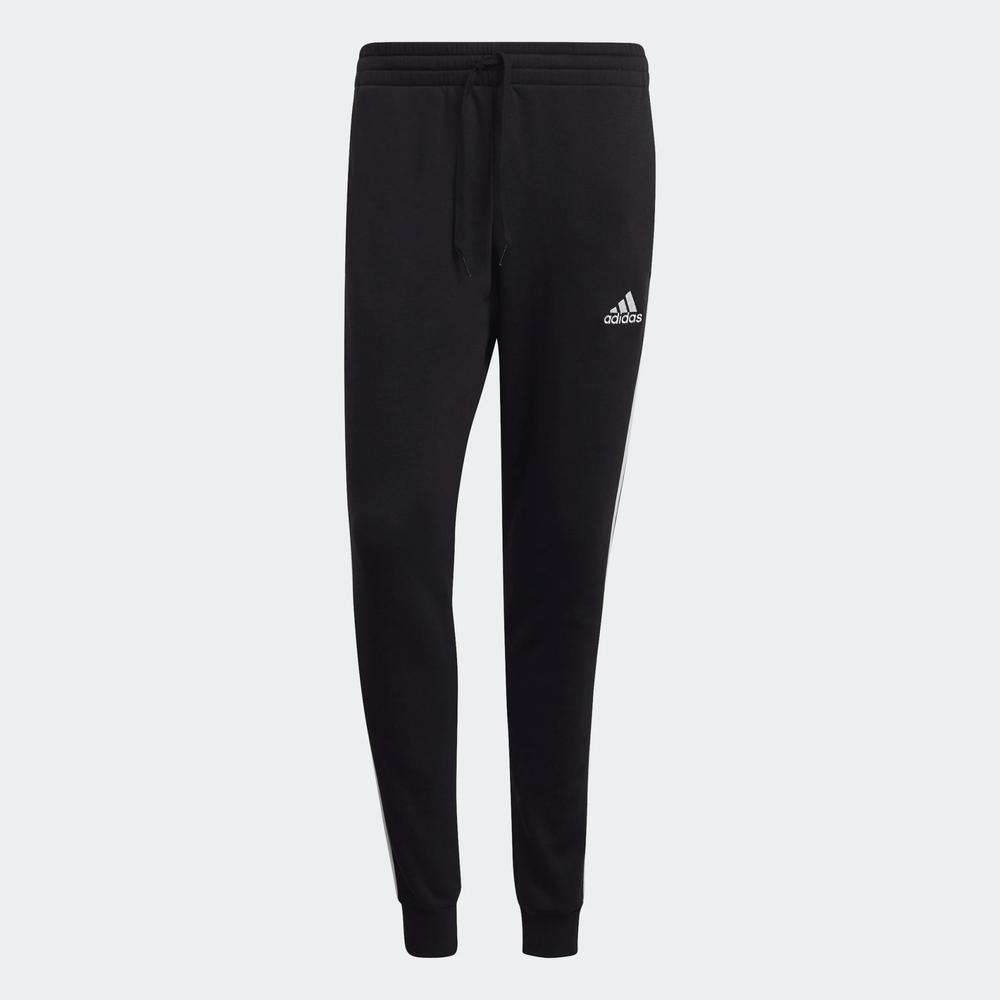 Melegítőnadrág adidas Essentials 3-Stripes Fleece GM1089 - fekete