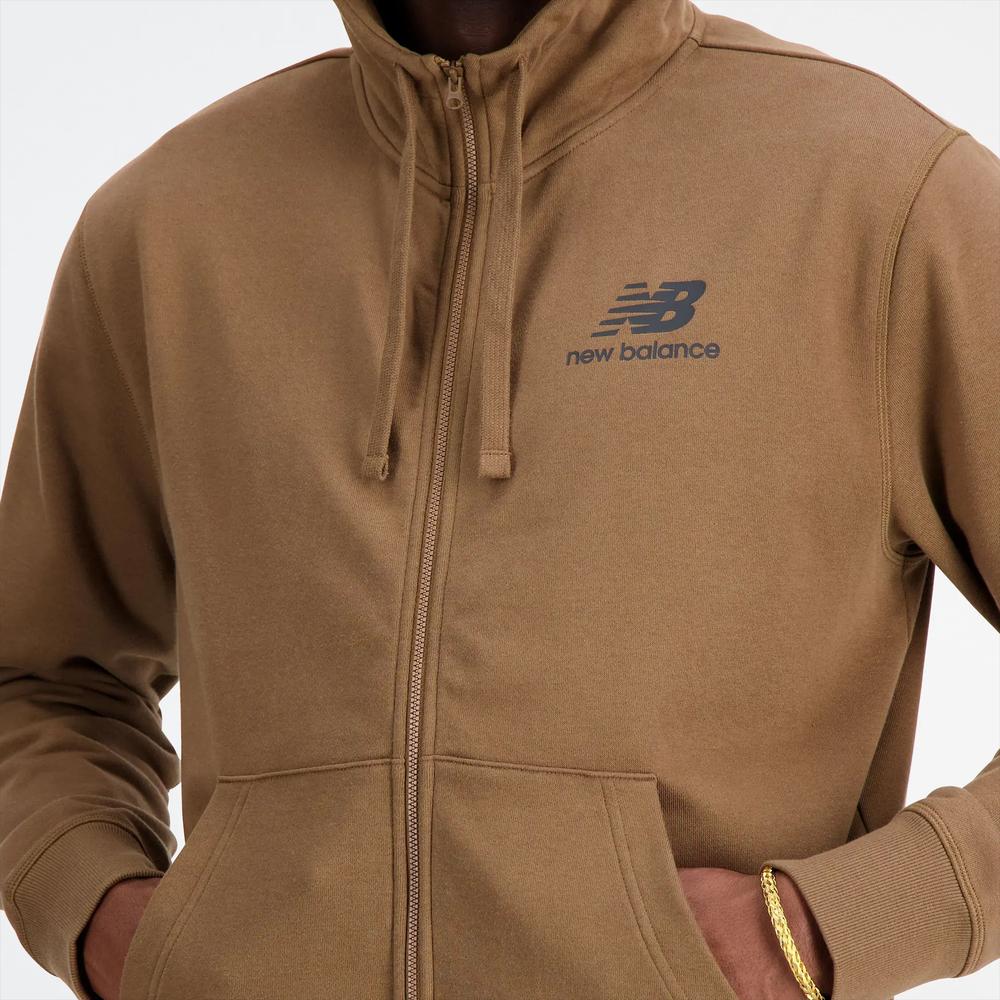 Férfi felső New Balance MJ31536DHE – barna
