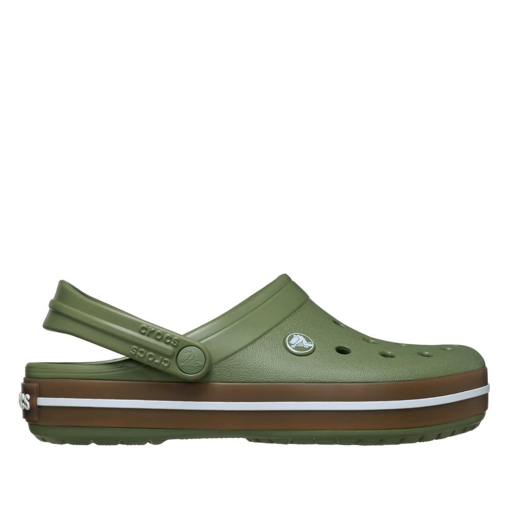 Flip Flop férfi Crocs Crocband Gum Clog 212756-3BX - zöld