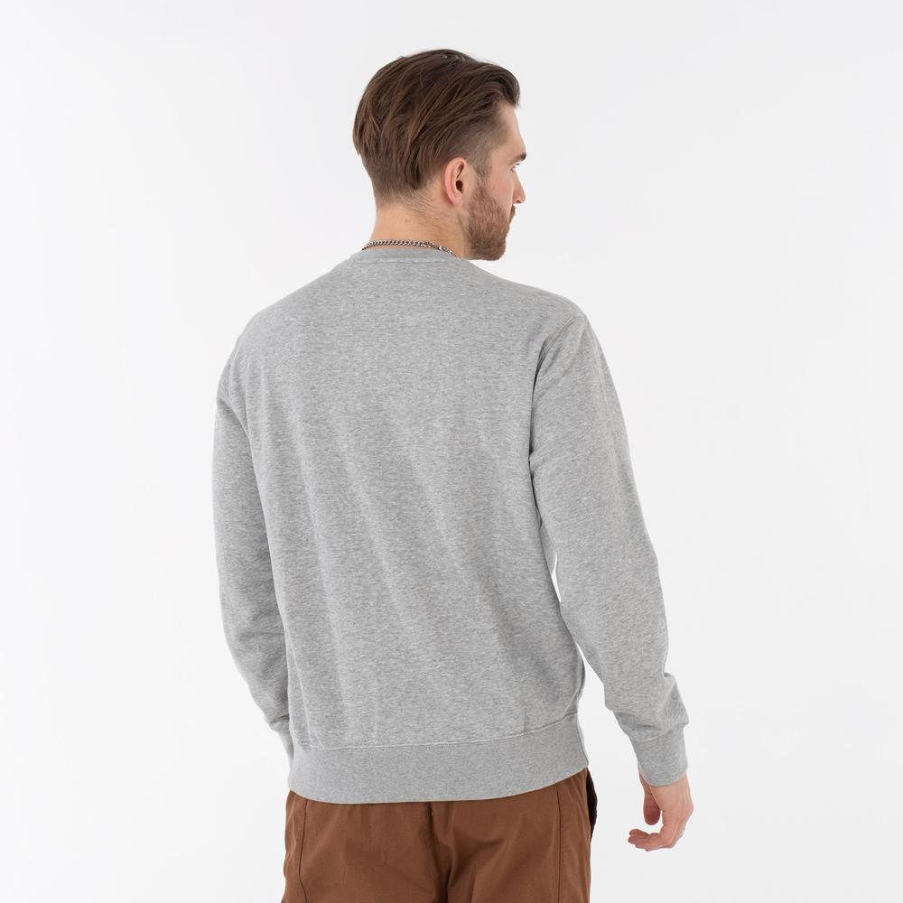 Pulóver Champion Embroidered Heavy Cotton 218487-EM031 - szürke