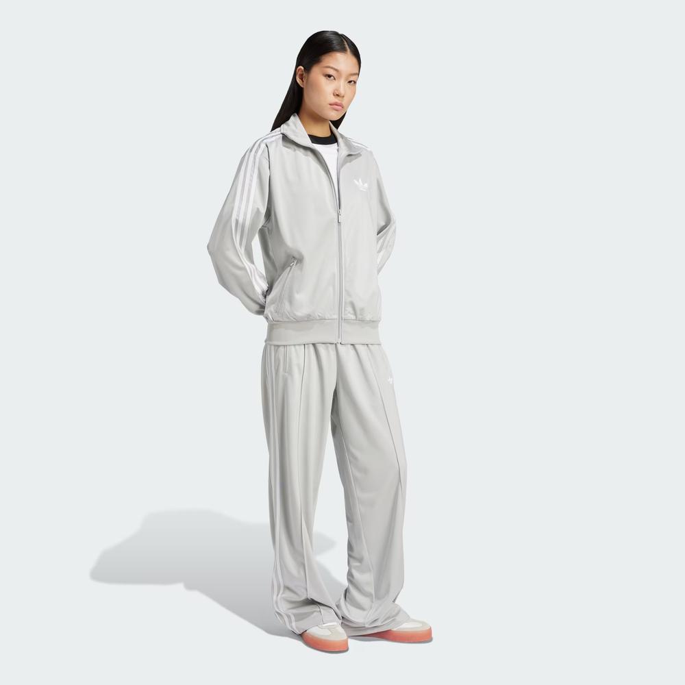 Pulóver adidas Adicolor Classic Firebird Loose JC8254 - szürke
