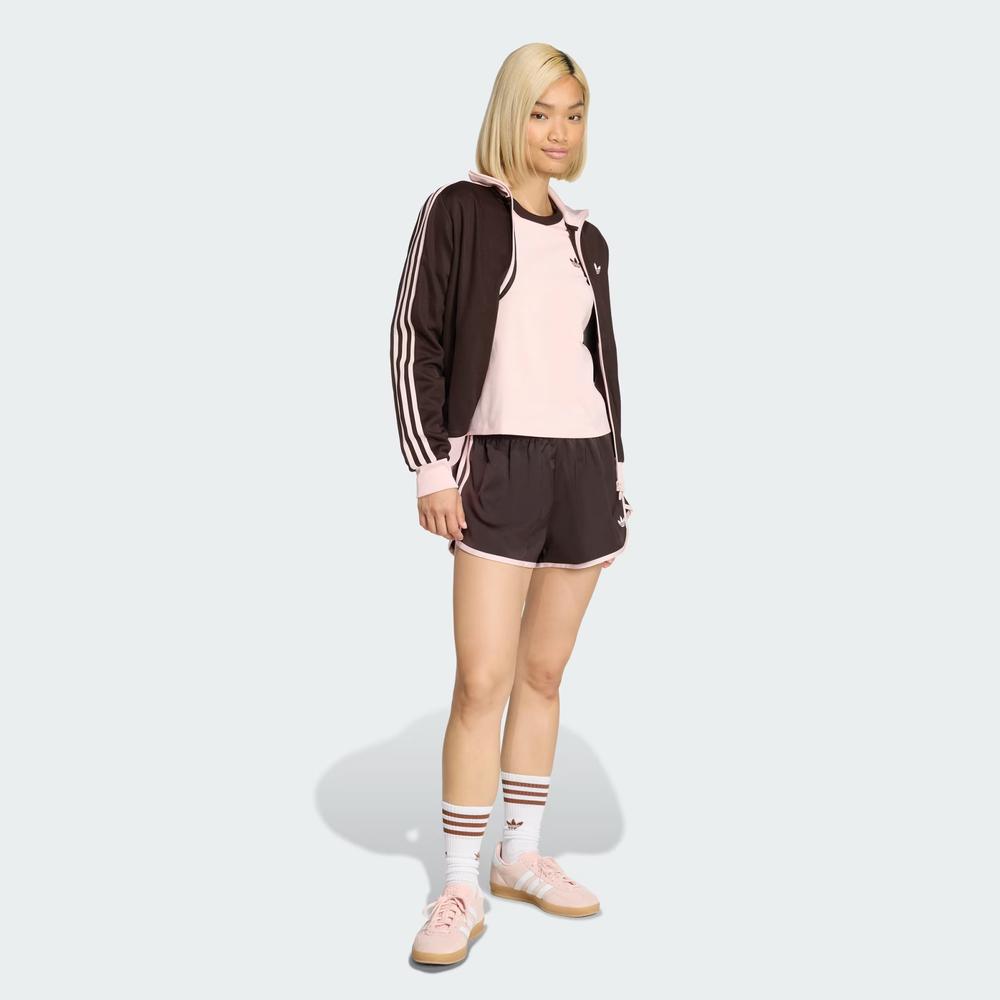 Női póló adidas Originals 3-Stripes Slim KC9016 - rózsaszín