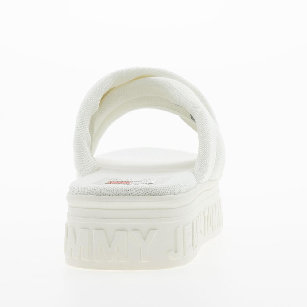 Flip Flop Tommy Jeans Lettering Flatform EN0EN02465-YBL - fehér