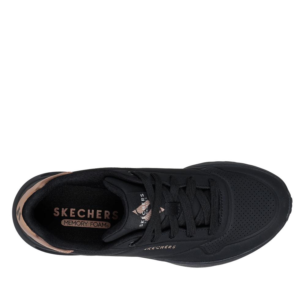 Cipő női Skechers Uno Lite Shimmer Along 177291BBK - fekete