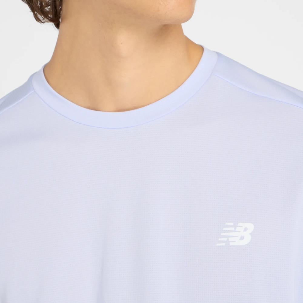 Férfi futópóló New Balance MT51802DYK - kék