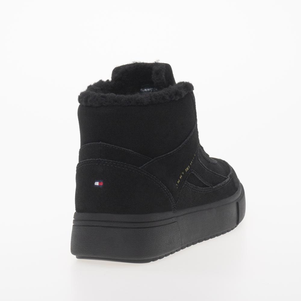 Cipő Tommy Hilfiger Suede Vulc Winter Sneaker Hi FW0FW08108-BDS - fekete