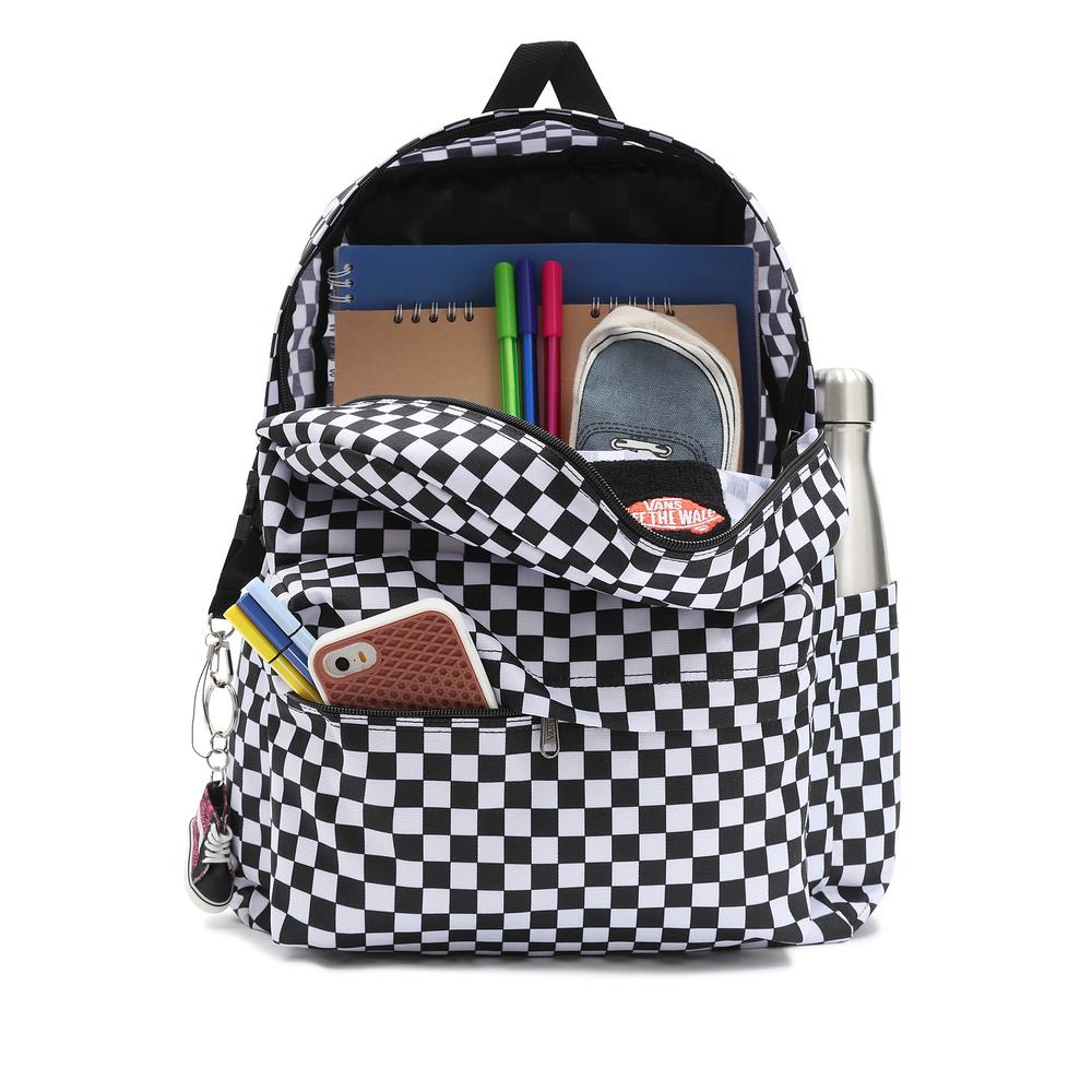Hátitáska Vans Old Skool Check VN0A5KHRY281 - fekete