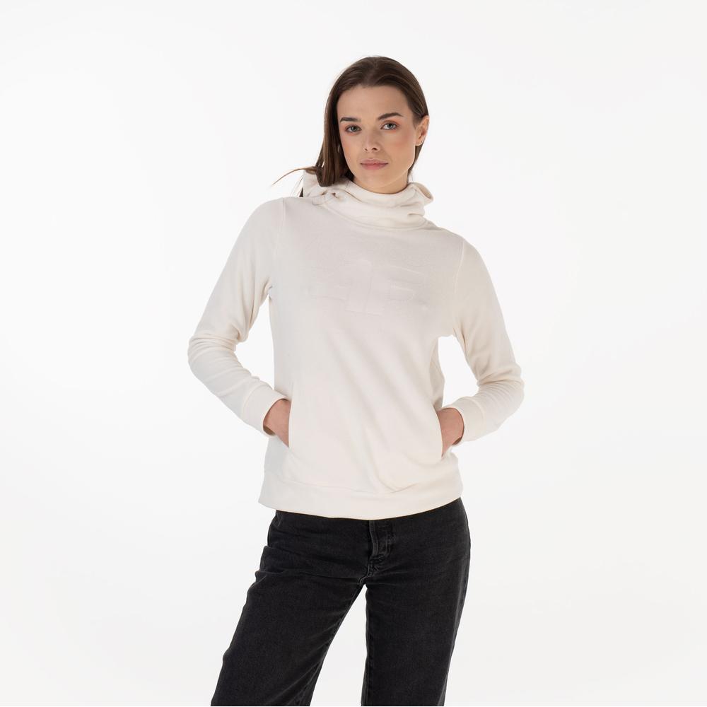 Pulóver 4F SS23TFLEF05112S - fehér
