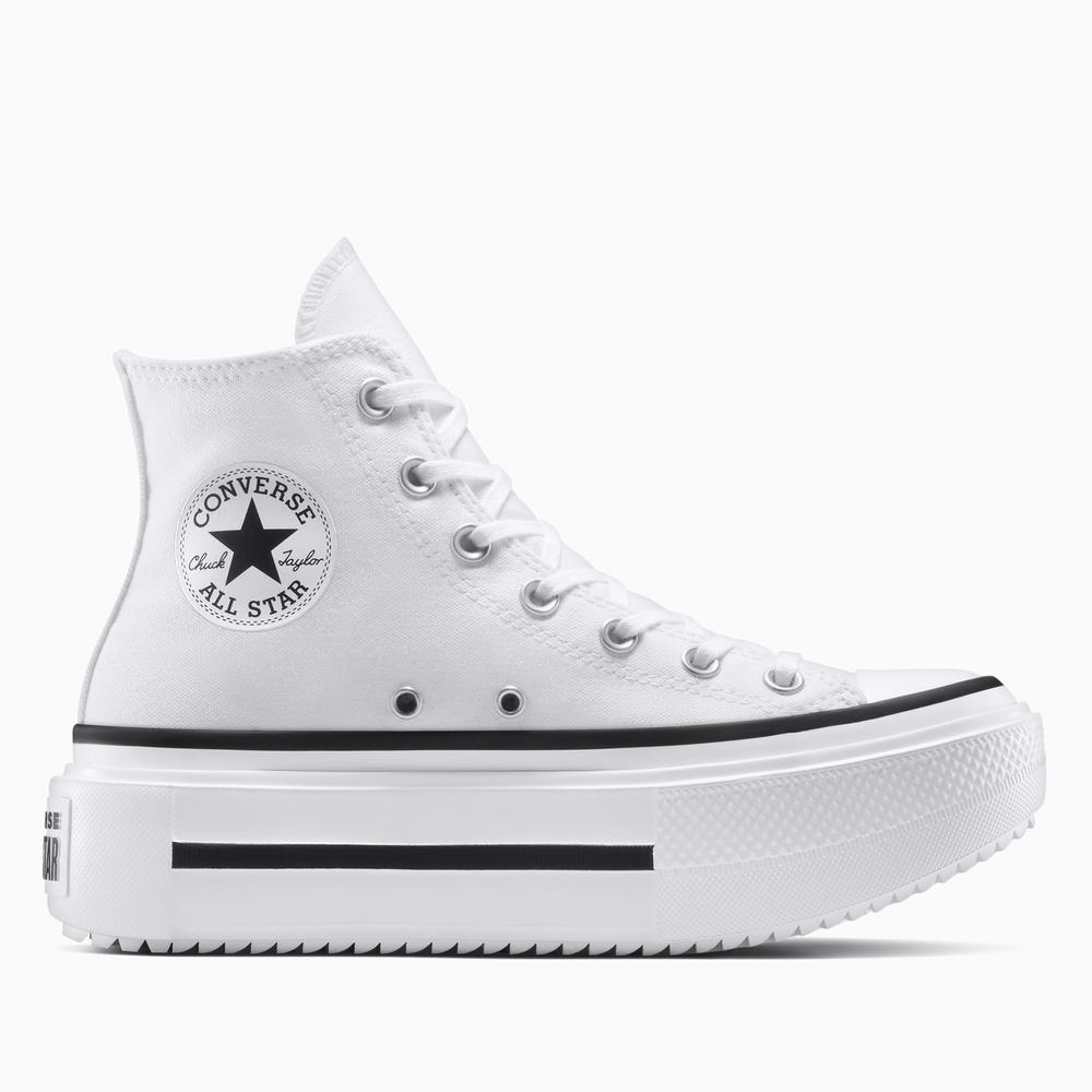 Női cipő  Converse Chuck Taylor All Star Lift Double Stack A12976C - fehér